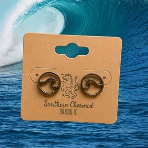 Elegant Stainless Steel Wave Earrings